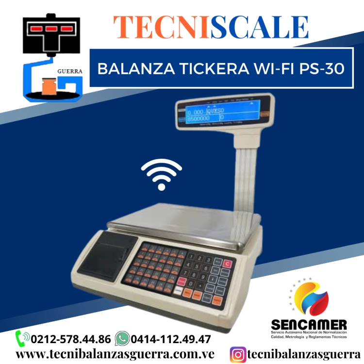 BALANZA TECNISCALE PS-30 (ETIQUETADORA)